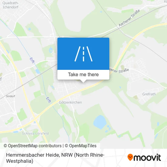 Hemmersbacher Heide map