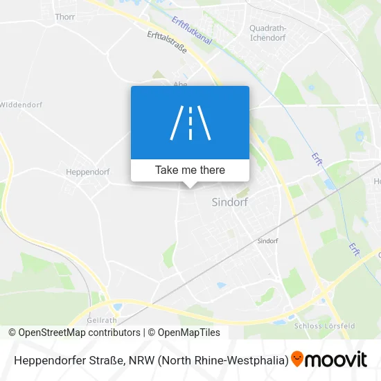 Карта Heppendorfer Straße