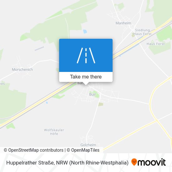 Huppelrather Straße map