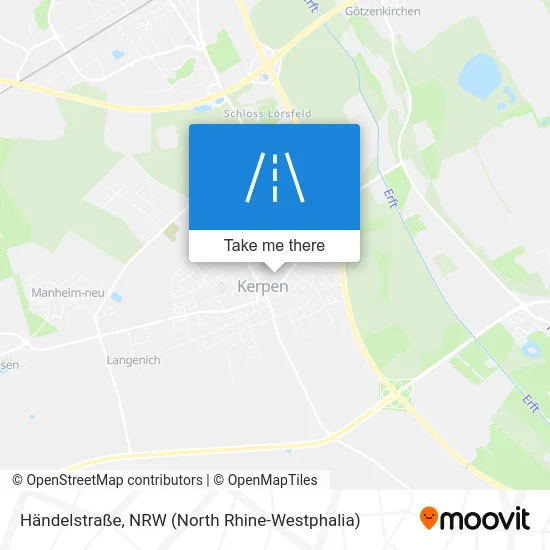 Карта Händelstraße