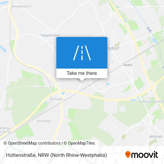 Hüttenstraße map