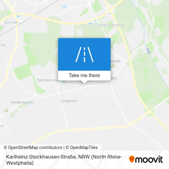 Карта Karlheinz-Stockhausen-Straße