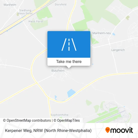 Карта Kerpener Weg
