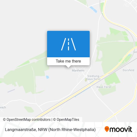 Langmaarstraße map