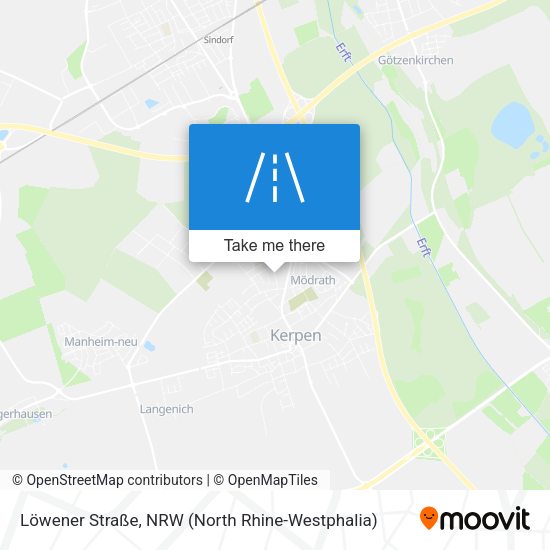 Löwener Straße map