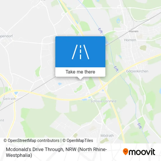 Карта Mcdonald's Drive Through