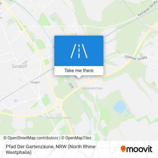 Pfad Der Gartenzäune map