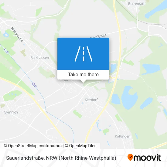 Sauerlandstraße map