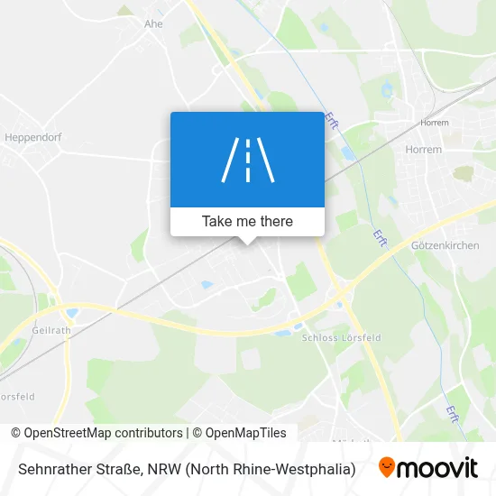 Sehnrather Straße map