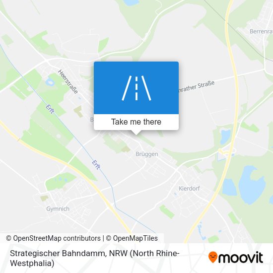 Strategischer Bahndamm map