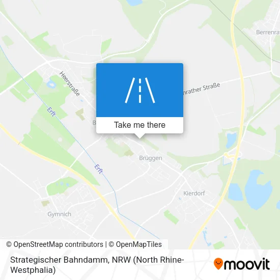 Карта Strategischer Bahndamm