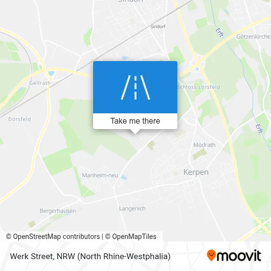 Werkstraße map