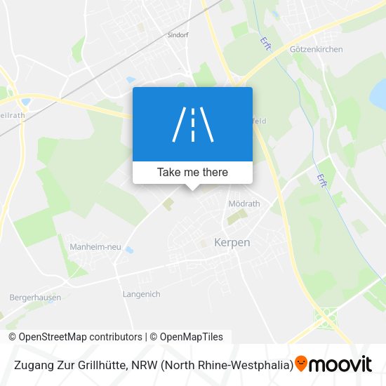 Zugang Zur Grillhütte map