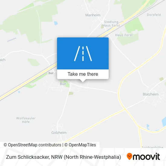 Карта Zum Schlicksacker