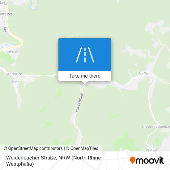 Карта Weidenbacher Straße