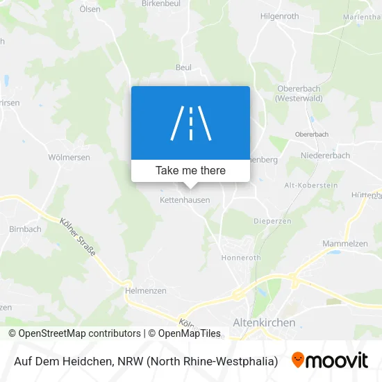 Карта Auf Dem Heidchen