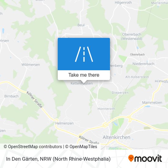 In Den Gärten map