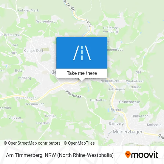 Am Timmerberg map
