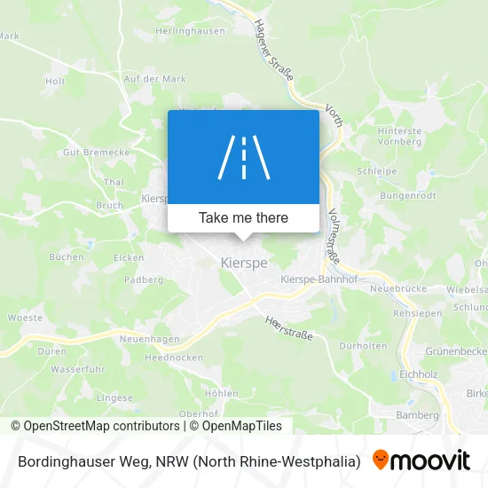 Карта Bordinghauser Weg