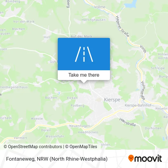Карта Fontaneweg