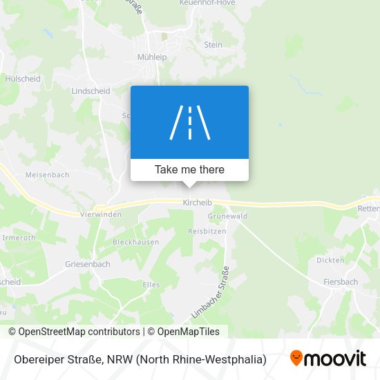 Obereiper Straße map