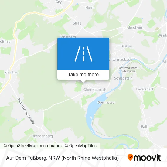 Карта Auf Dem Fußberg