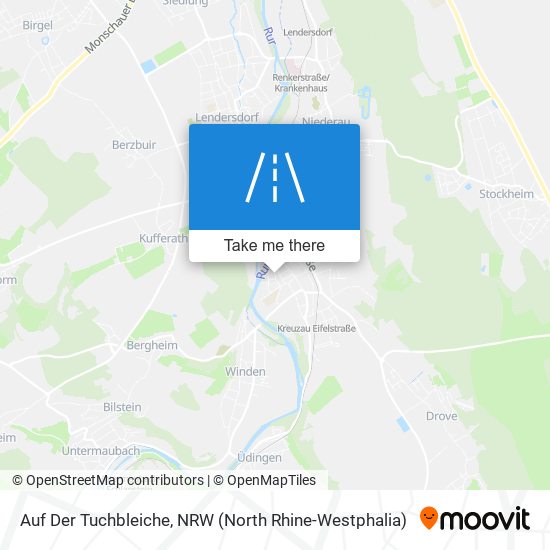 Auf Der Tuchbleiche map