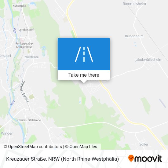 Kreuzauer Straße map