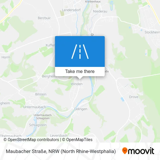 Maubacher Straße map