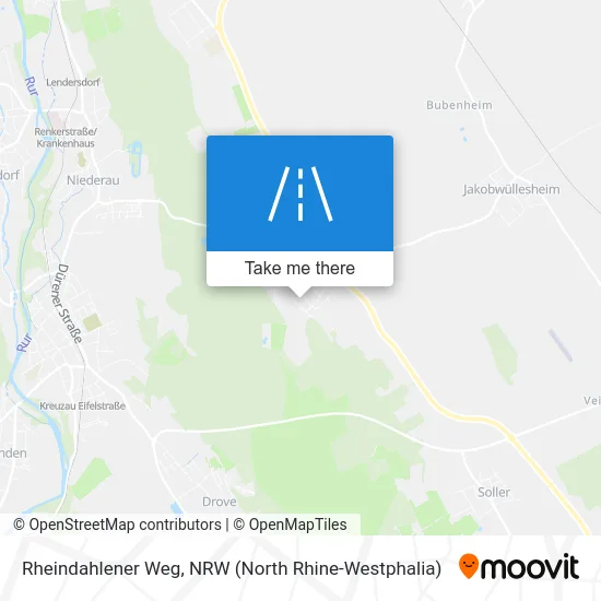 Rheindahlener Weg map