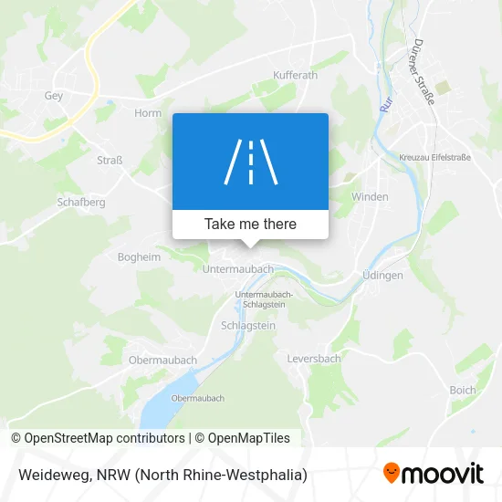 Карта Weideweg