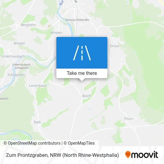 Zum Prontzgraben map