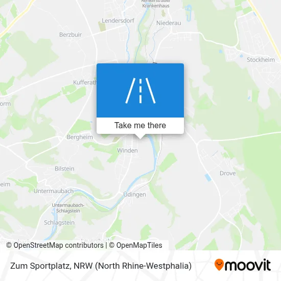 Zum Sportplatz map