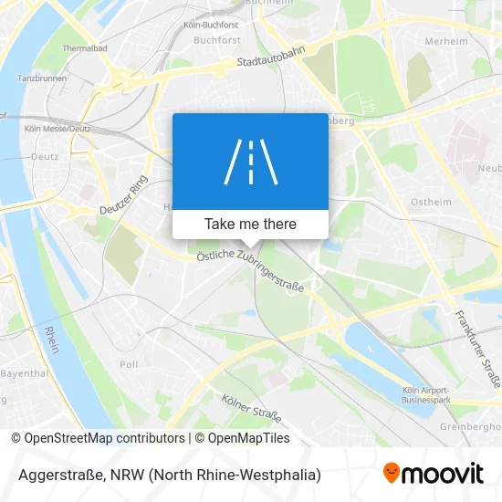 Aggerstraße map