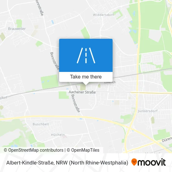 Карта Albert-Kindle-Straße