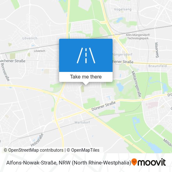 Alfons-Nowak-Straße map