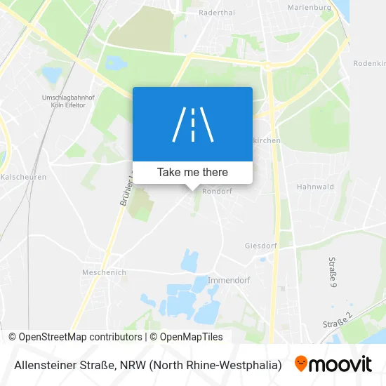 Allensteiner Straße map