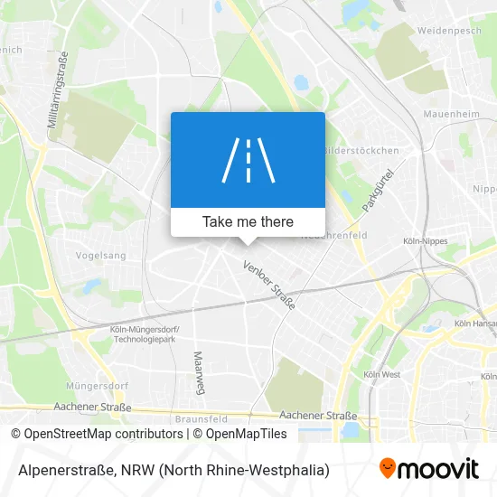 Alpenerstraße map