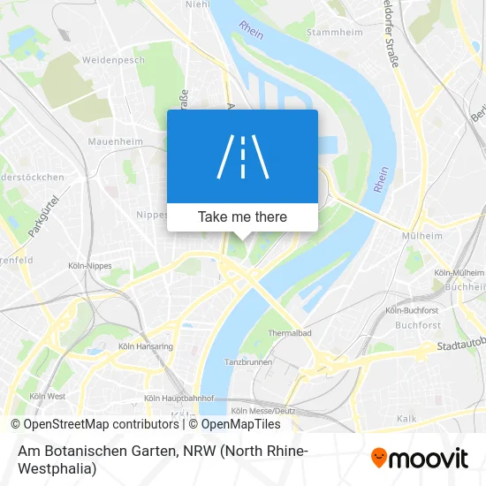 Am Botanischen Garten map
