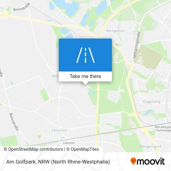 Am Golfpark map