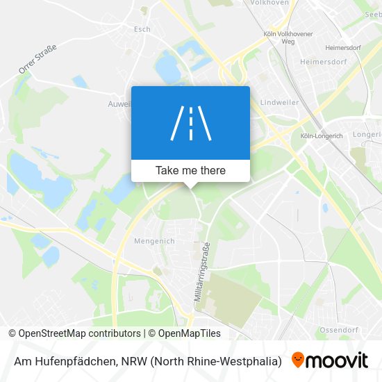 Am Hufenpfädchen map