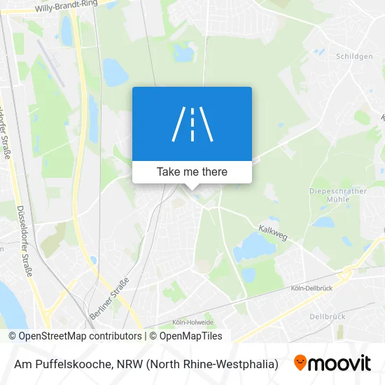 Am Puffelskooche map