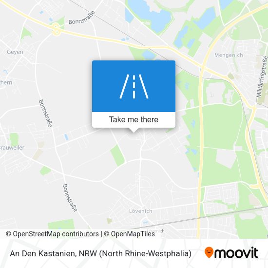 An Den Kastanien map