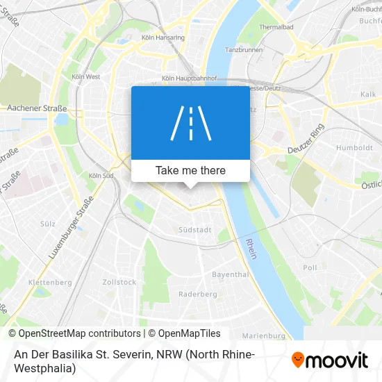 An Der Basilika St. Severin map