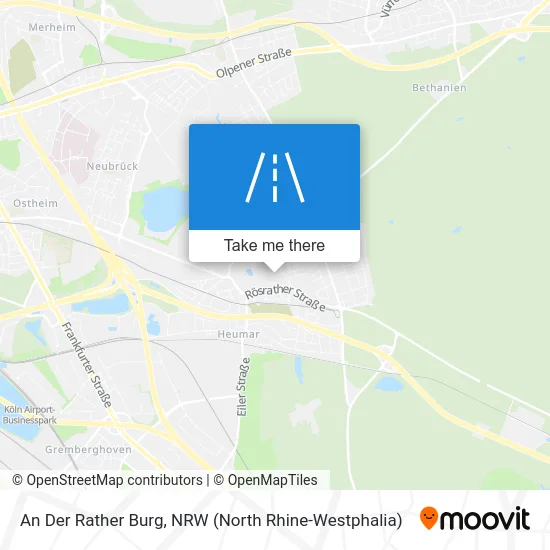 An Der Rather Burg map