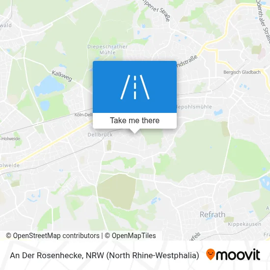 An Der Rosenhecke map