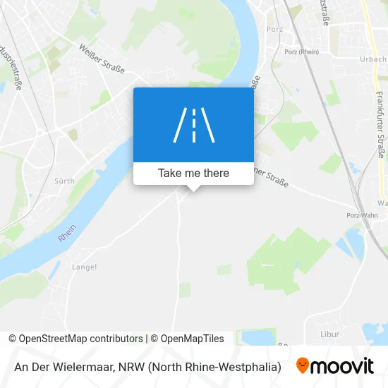 An Der Wielermaar map