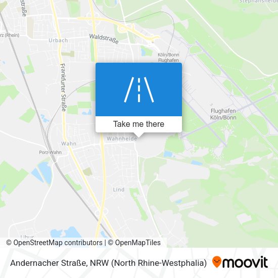 Andernacher Straße map