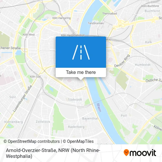 Карта Arnold-Overzier-Straße