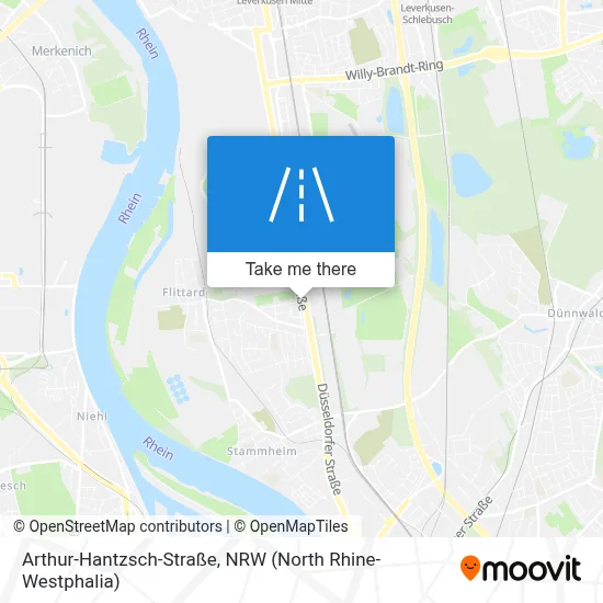 Arthur-Hantzsch-Straße map